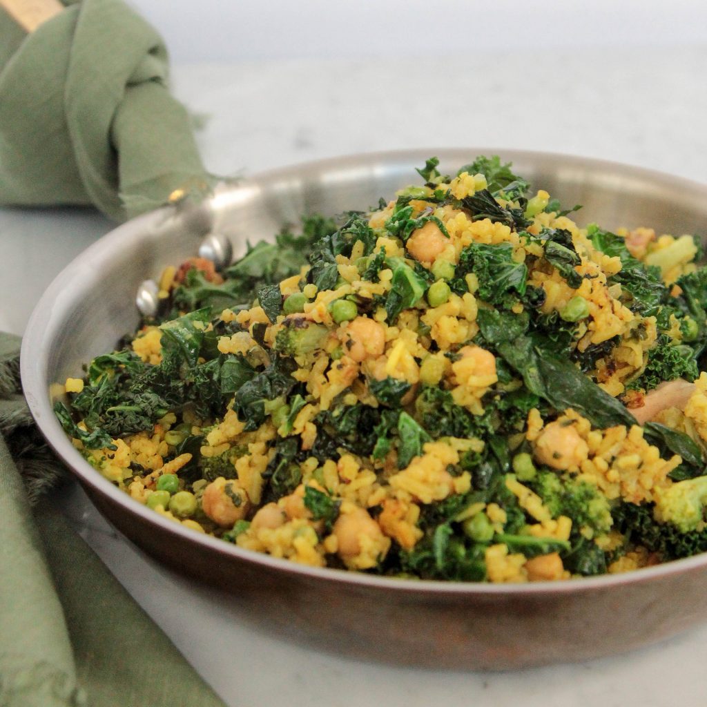 30Minute Dinner Saffron Rice w/ Veggies The Detroit Health Coach