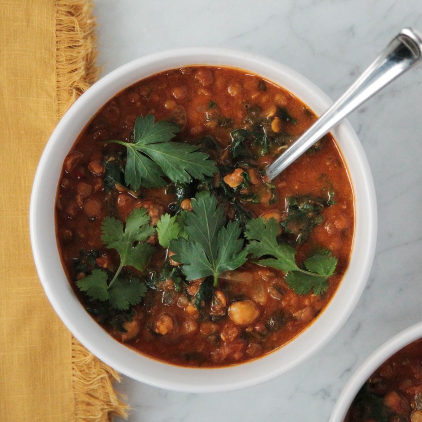 Harira: Moroccan Chickpea & Lentil Soup - The Detroit Health Coach