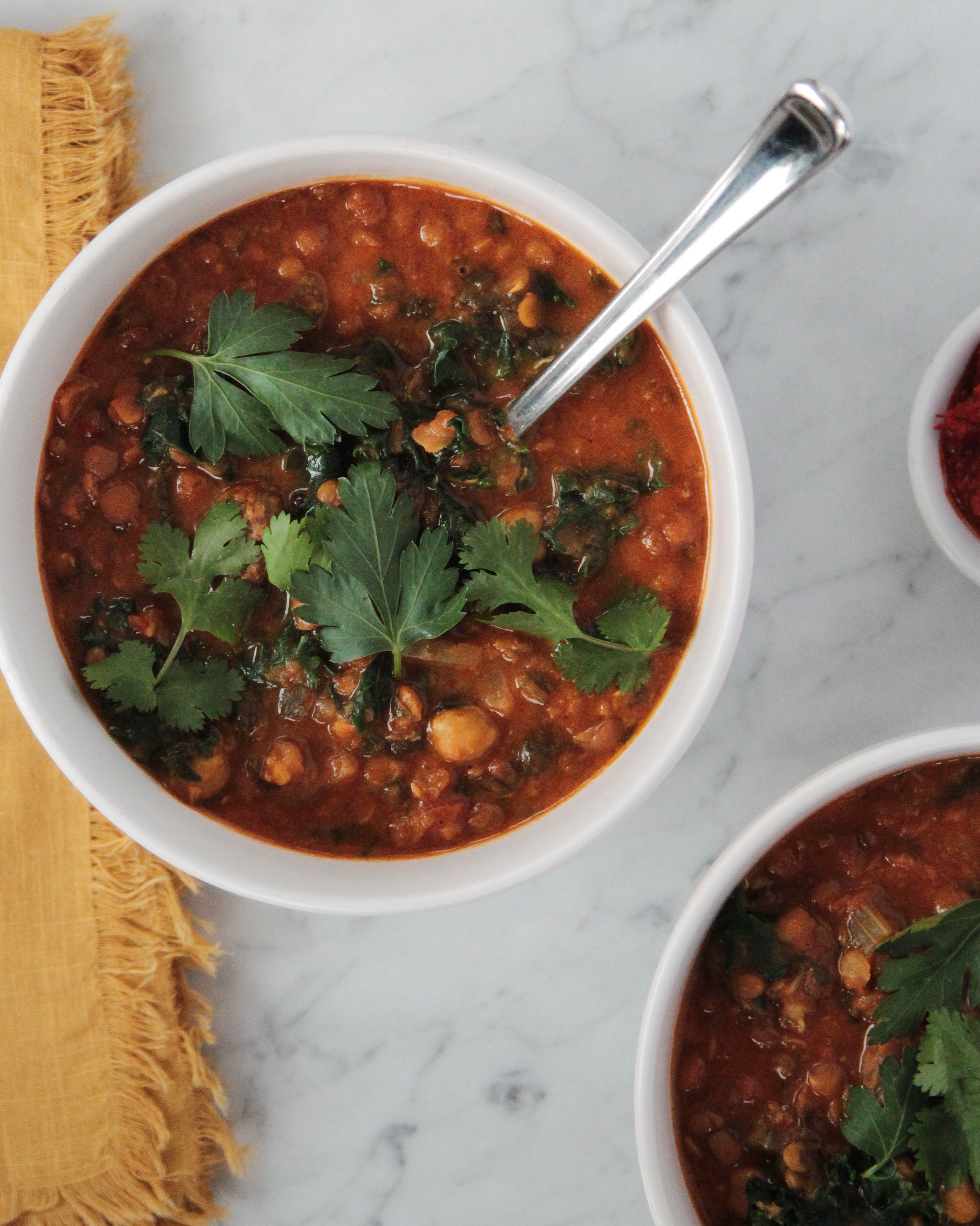 Harira: Moroccan Chickpea &amp; Lentil Soup - The Detroit Health Coach