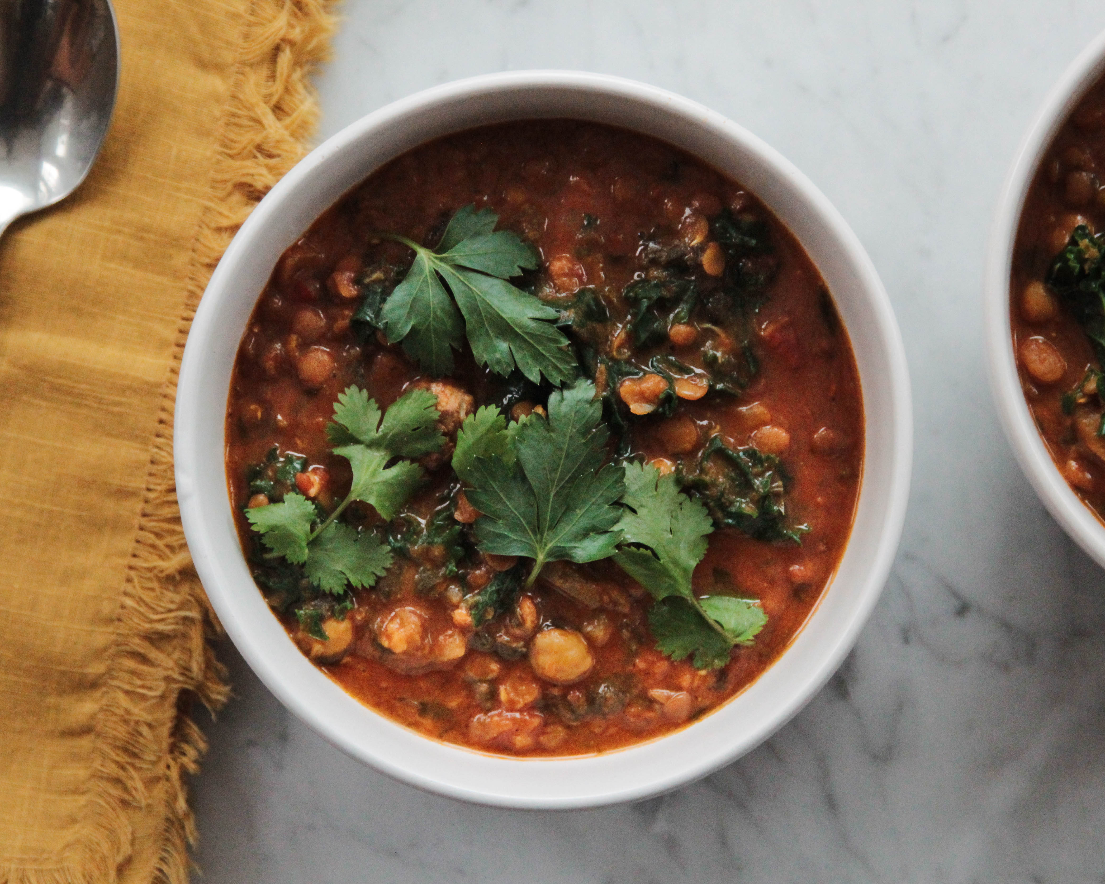 Harira: Moroccan Chickpea &amp; Lentil Soup - The Detroit Health Coach